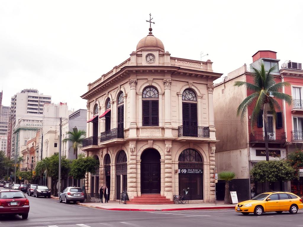 Edificio estudiantil en Ciudad de México